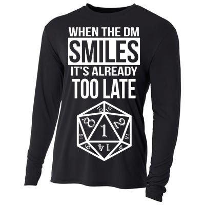 When The DM Smiles It's Already Too Late Cooling Performance Long Sleeve Crew