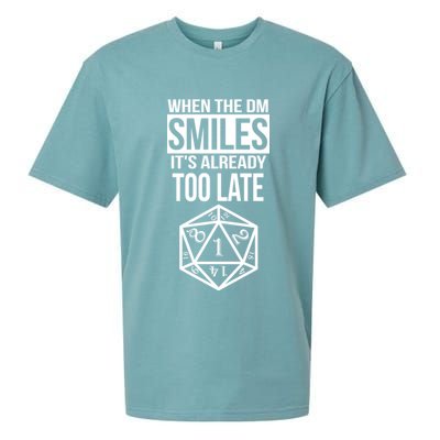When The DM Smiles It's Already Too Late Sueded Cloud Jersey T-Shirt