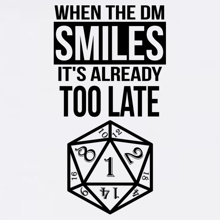 When The DM Smiles It's Already Too Late Garment-Dyed Sweatshirt