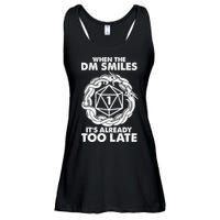 When The DM Smiles It's Already Too Late DND Ladies Essential Flowy Tank
