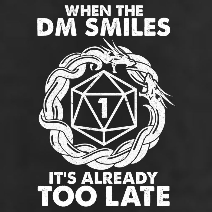 When The DM Smiles It's Already Too Late DND Trucker Hat