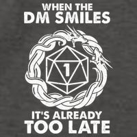 When The DM Smiles It's Already Too Late DND Vector Backpack