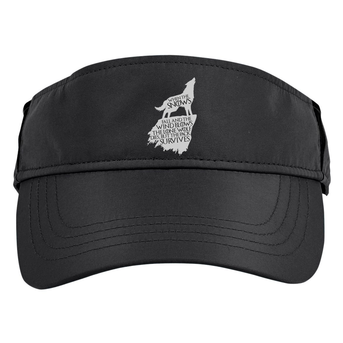When The Snows Fall The Lone Wolf Dies, But the Pack Survives Adult Drive Performance Visor