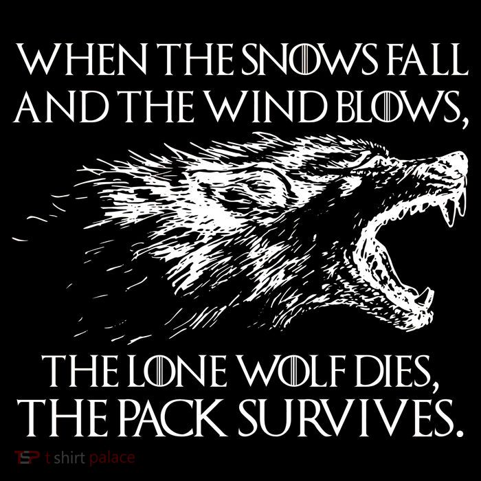When The Snows Fall The Lone Wolf Dies But the Pack Survives Logo Impact Tech Backpack
