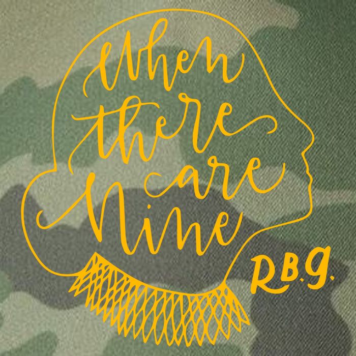When There Are Nine RBG Quote Ruth Bader Ginsburg Tribute Legacy Tie Dye Trucker Hat
