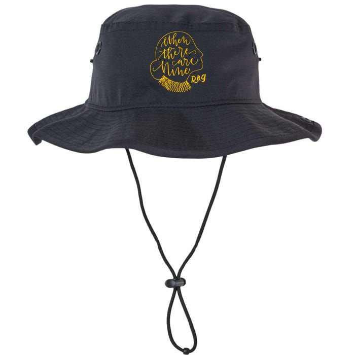 When There Are Nine RBG Quote Ruth Bader Ginsburg Tribute Bucket Hat