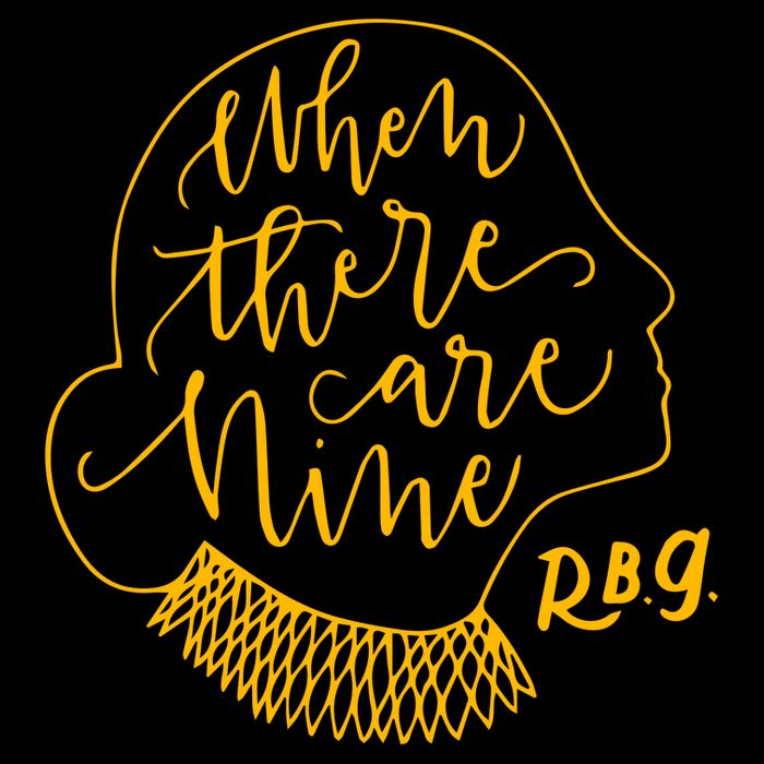 When There Are Nine RBG Quote Ruth Bader Ginsburg Tribute Mousepad