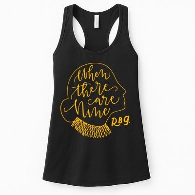 When There Are Nine RBG Quote Ruth Bader Ginsburg Tribute Womens Tank Top