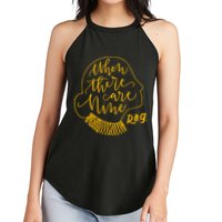 When There Are Nine RBG Quote Ruth Bader Ginsburg Tribute Women's Perfect Tri Rocker Tank