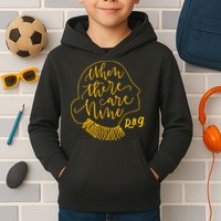 When There Are Nine RBG Quote Ruth Bader Ginsburg Tribute Kids Hoodie