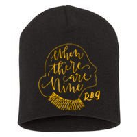 When There Are Nine RBG Quote Ruth Bader Ginsburg Tribute Short Acrylic Beanie