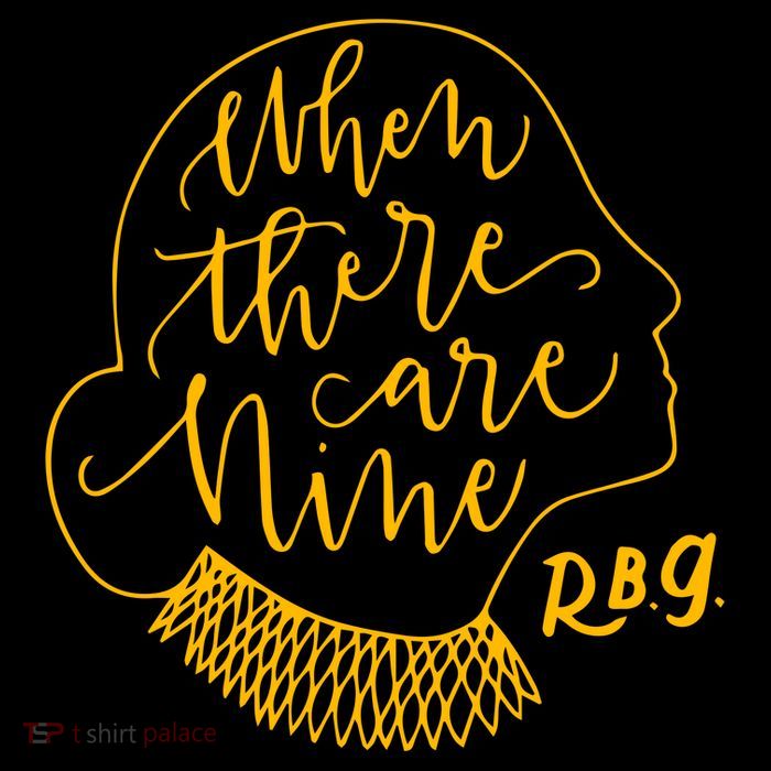 When There Are Nine RBG Quote Ruth Bader Ginsburg Tribute Zip Tote Bag