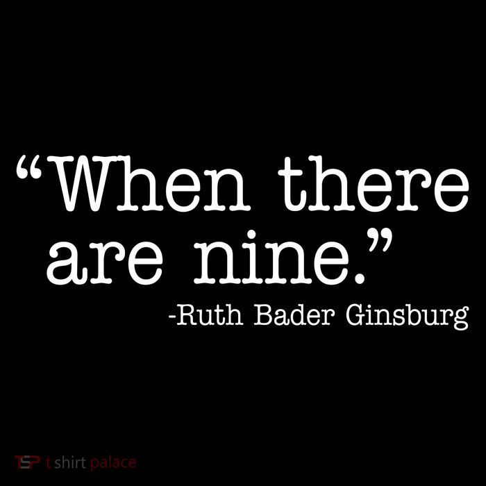 When There Are Nine Ruth Bader Ginsburg Quote Zip Tote Bag