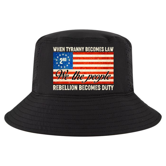 When Tyranny Becomes Law Rebellion Becomes Duty Cool Comfort Performance Bucket Hat