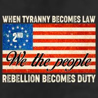 When Tyranny Becomes Law Rebellion Becomes Duty Garment-Dyed Heavyweight T-Shirt