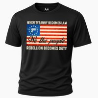 When Tyranny Becomes Law Rebellion Becomes Duty Cooling Performance Crew T-Shirt