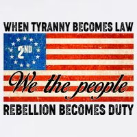 When Tyranny Becomes Law Rebellion Becomes Duty Garment-Dyed Sweatshirt