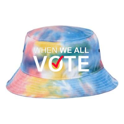 When We All Vote Midterms Tie Dye Newport Bucket Hat