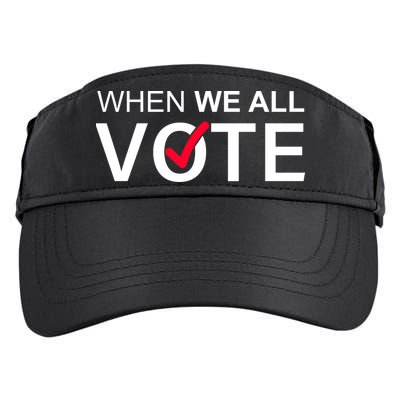 When We All Vote Midterms Adult Drive Performance Visor