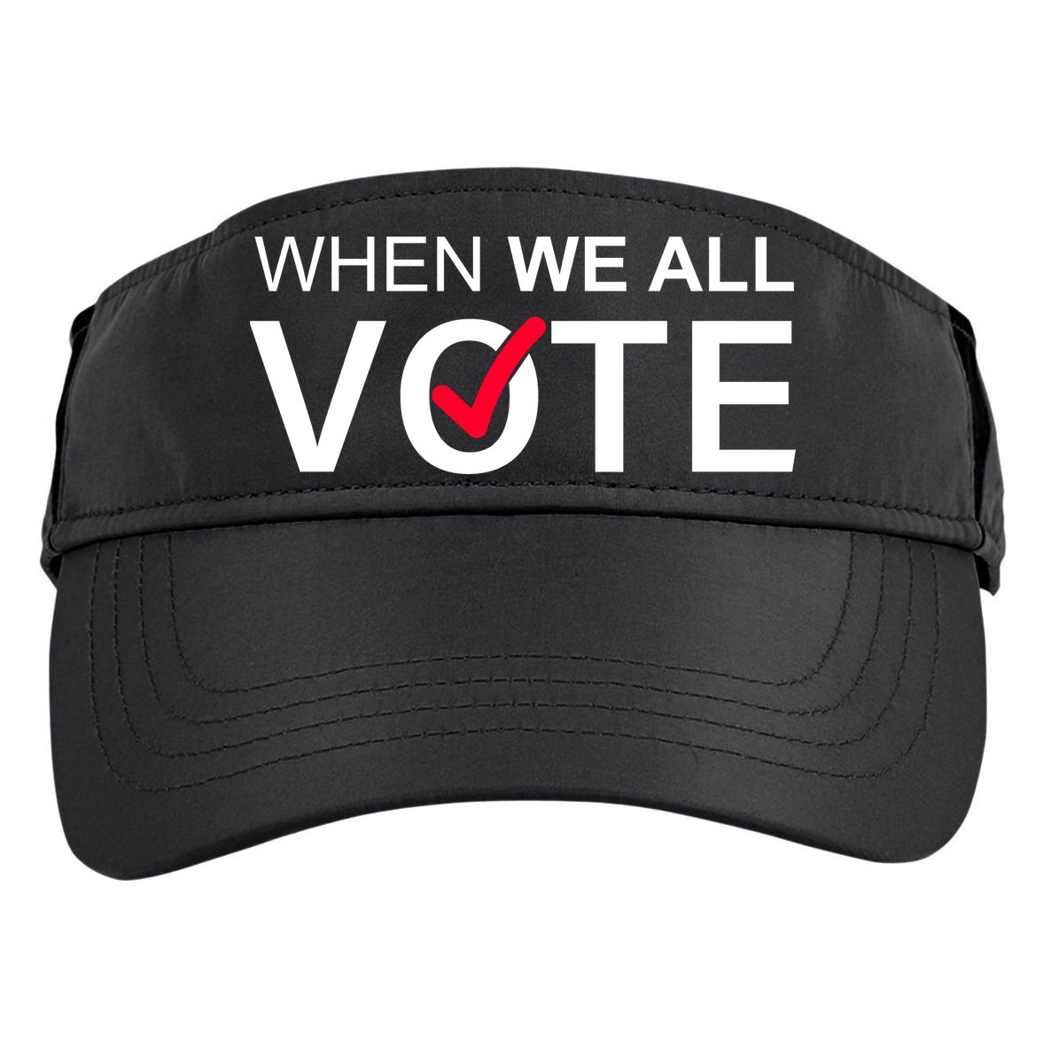 When We All Vote Midterms Adult Drive Performance Visor