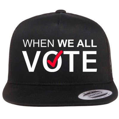 When We All Vote Midterms Flatbill Hat