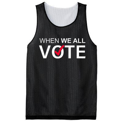 When We All Vote Midterms Mesh Reversible Basketball Jersey Tank