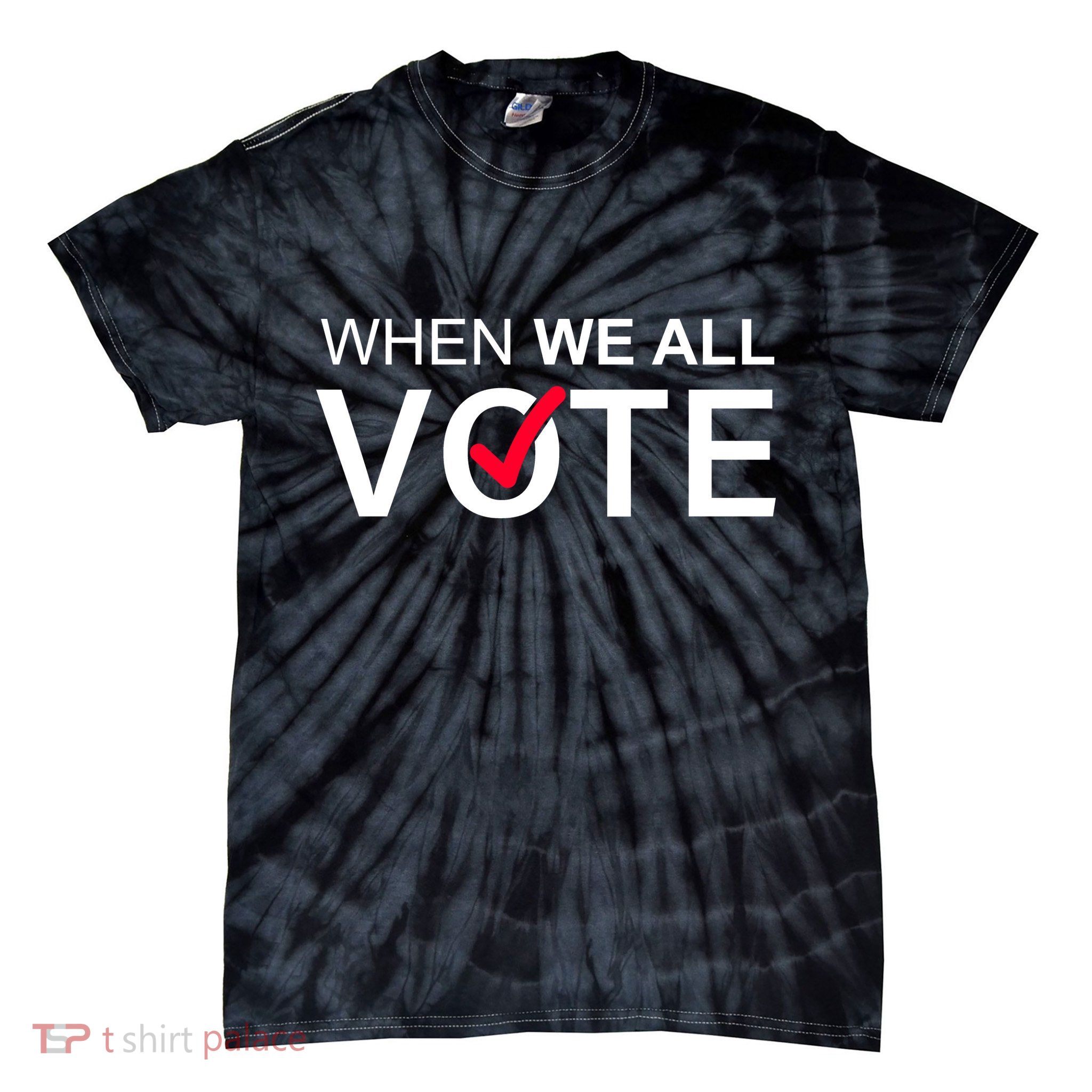 When We All Vote Midterms Tie-Dye T-Shirt