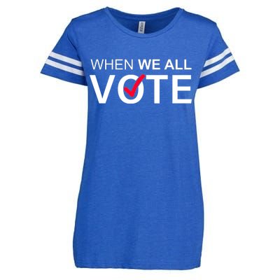 When We All Vote Midterms Enza Ladies Jersey Football T-Shirt