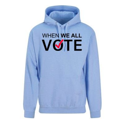 When We All Vote Midterms Unisex Surf Hoodie