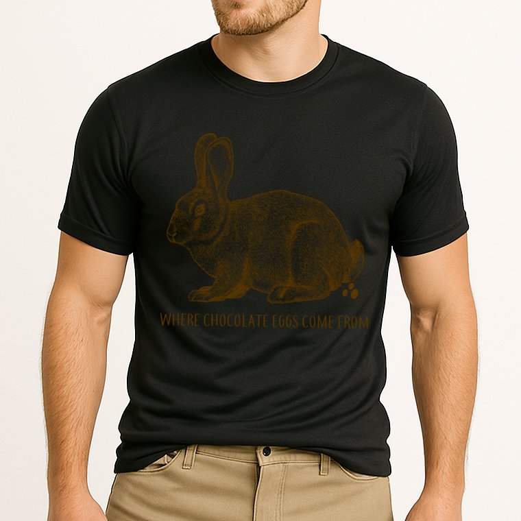 Where Chocolate Eggs Come From Performance Shirt