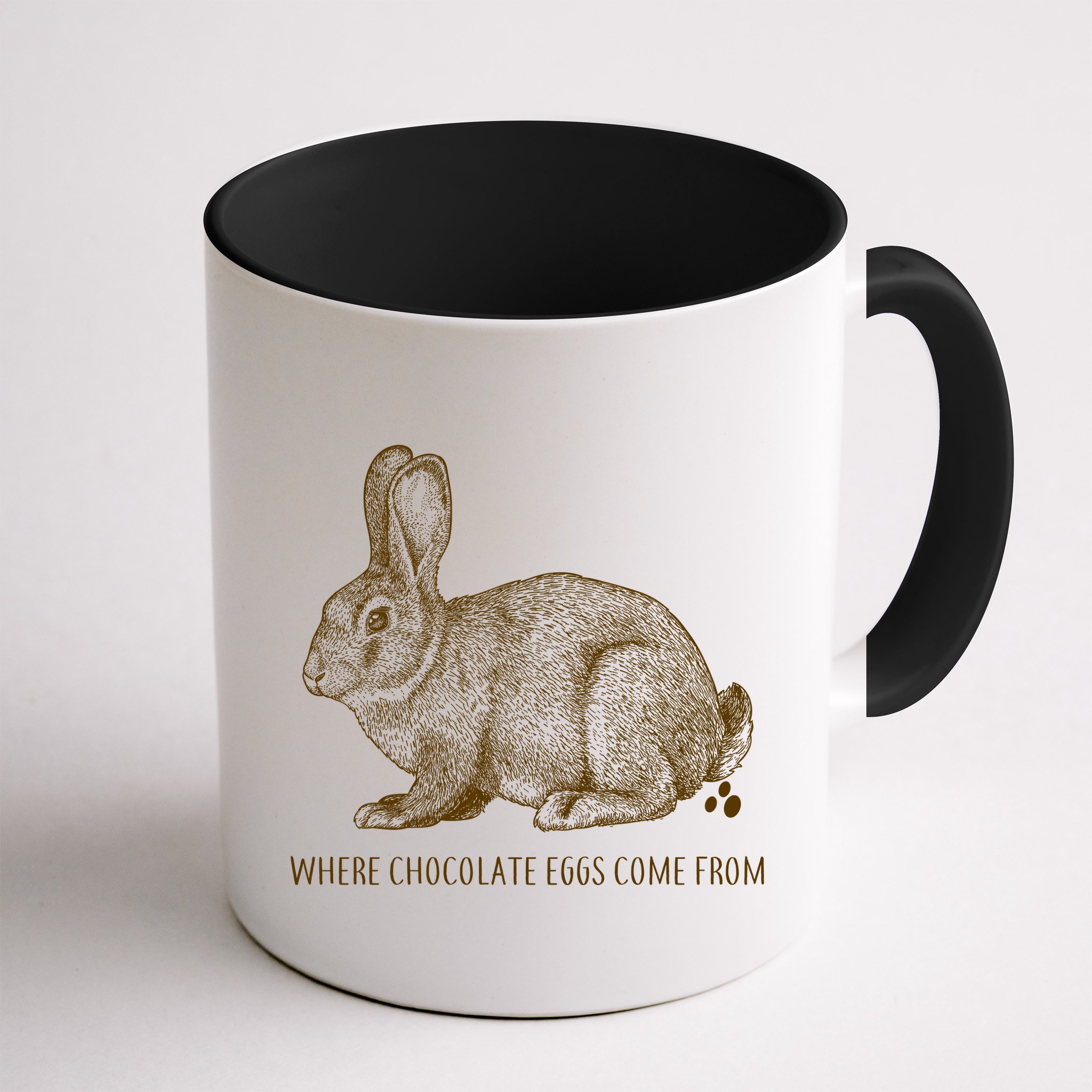 Where Chocolate Eggs Come From Mug