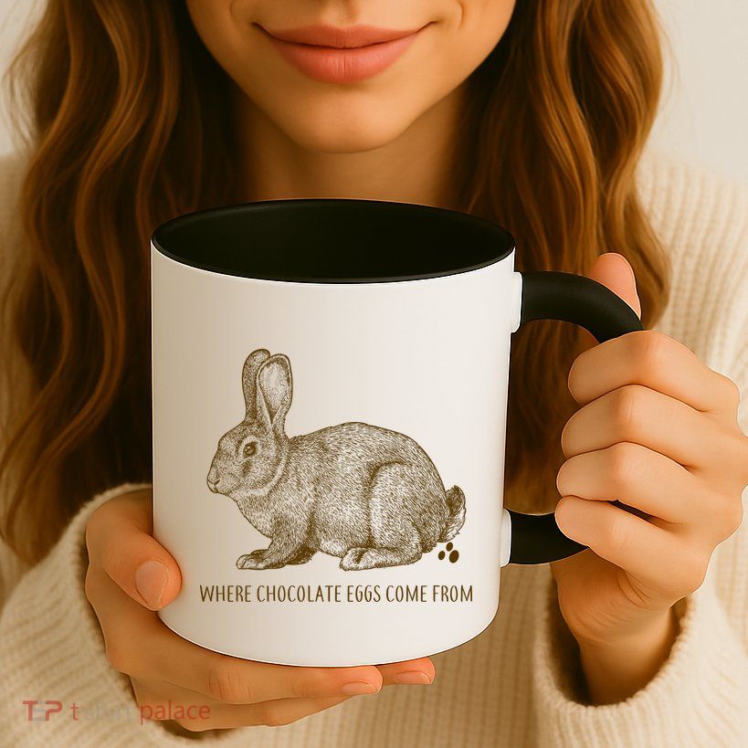 Where Chocolate Eggs Come From Mug