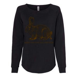 Where Chocolate Eggs Come From Womens California Wash Sweatshirt