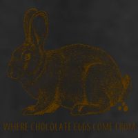 Where Chocolate Eggs Come From Golf Towel