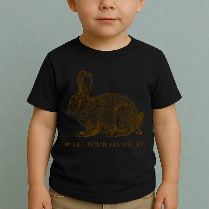 Where Chocolate Eggs Come From Toddler T-Shirt