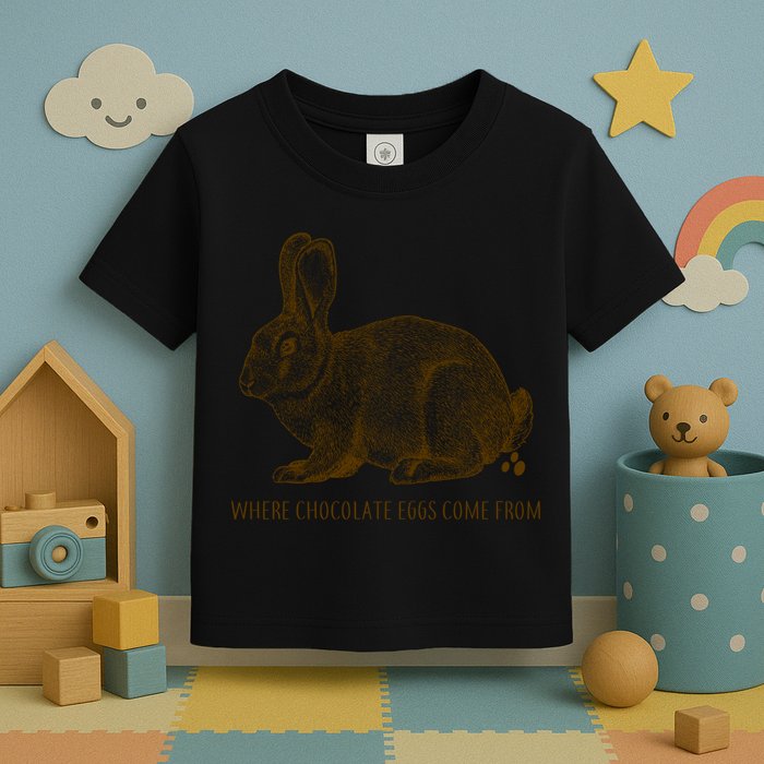 Where Chocolate Eggs Come From Toddler T-Shirt