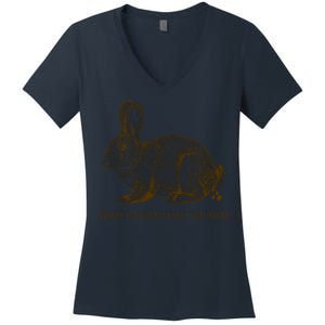 Where Chocolate Eggs Come From Women's V-Neck T-Shirt