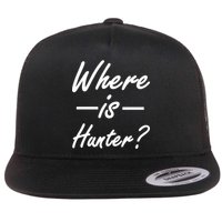 Where Is Hunter Flat Bill Trucker Hat