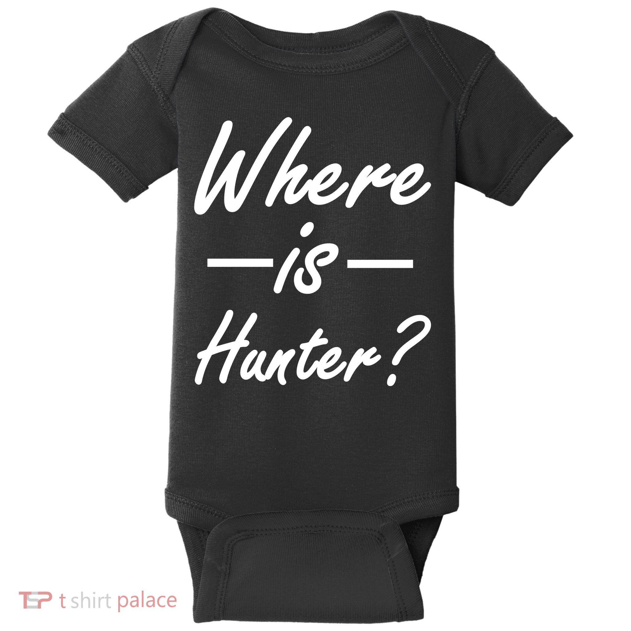 Where Is Hunter Baby Bodysuit