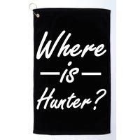 Where Is Hunter Golf Towel