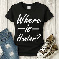 Where Is Hunter Womens T-Shirt
