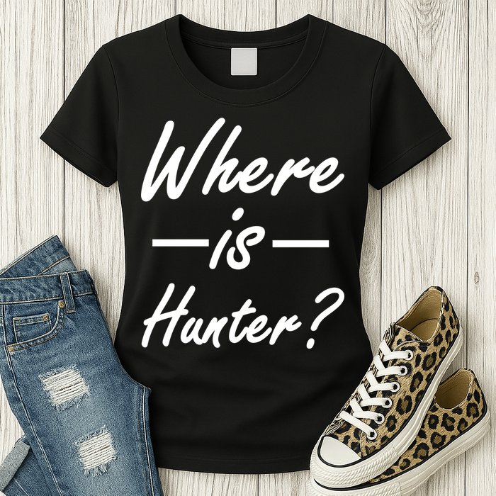 Where Is Hunter Womens T-Shirt