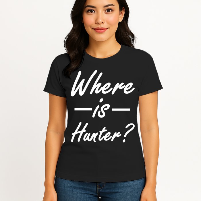 Where Is Hunter Womens T-Shirt