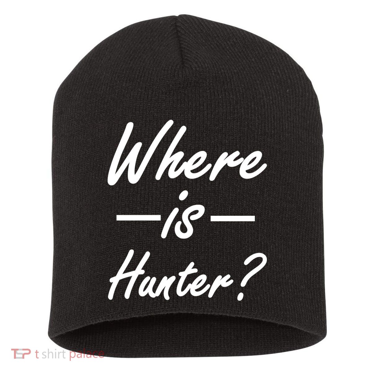 Where Is Hunter Short Acrylic Beanie