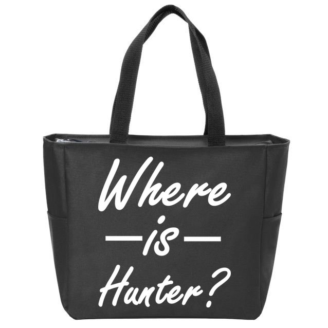 Where Is Hunter Zip Tote Bag