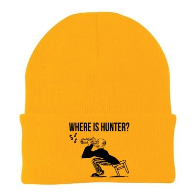 Where Is Hunter Political Humor Pro Trump Knit Cap Winter Beanie