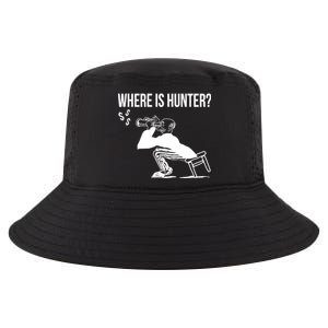 Where Is Hunter Political Humor Pro Trump Cool Comfort Performance Bucket Hat