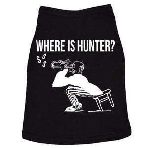 Where Is Hunter Political Humor Pro Trump Doggie Tank