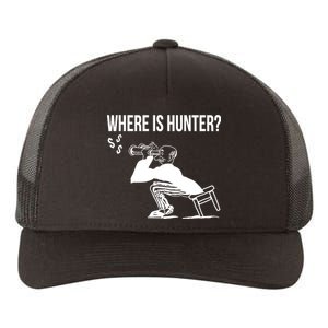 Where Is Hunter Political Humor Pro Trump Yupoong Adult 5-Panel Trucker Hat