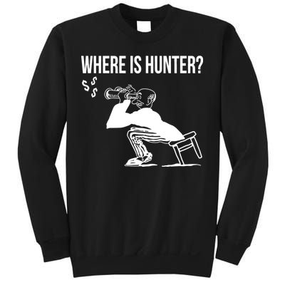 Where Is Hunter Political Humor Pro Trump Sweatshirt